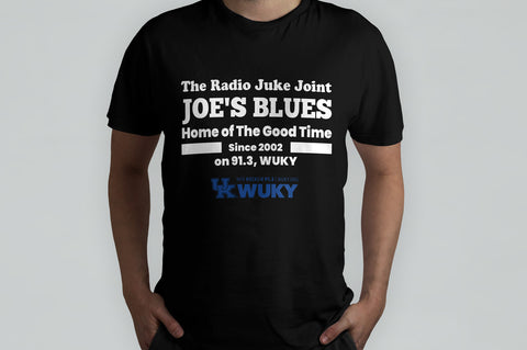 WUKY - Joe's Blues Radio Show Unisex Tee - Black
