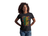 Stronger Together Unisex Military Green/Black T Shirt With Multicolor Design