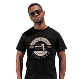 Stronger Together Brand Circle Unisex Tee In Tobacco Brown/Creme/Black