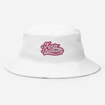 Women's Pink Accent Bucket Hat