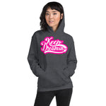 Keep Dreamin Pink Accent Unisex Hoodie