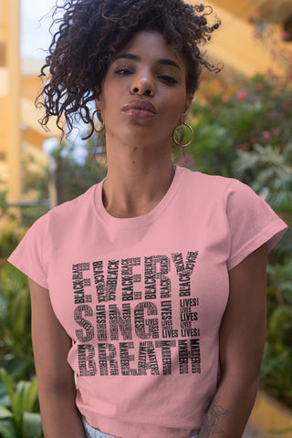Every single Breath Black Lives Matter Pink Tee
